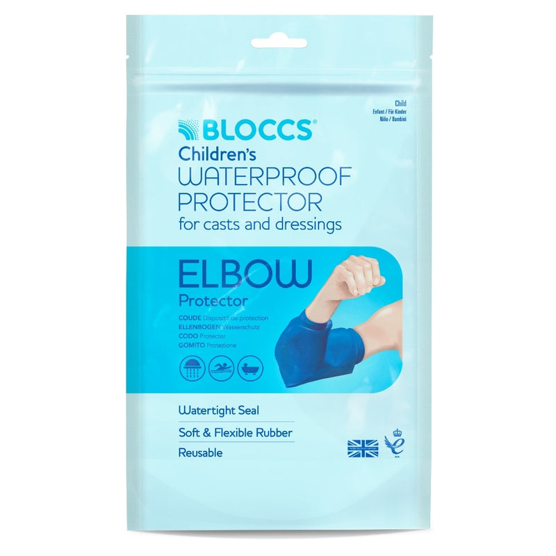 Bloccs Waterproof Elbow Protector packaging for children