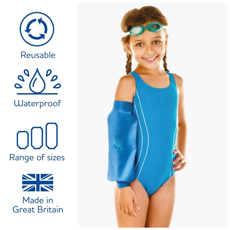 Features of the bloccs waterproof elbow covers for children