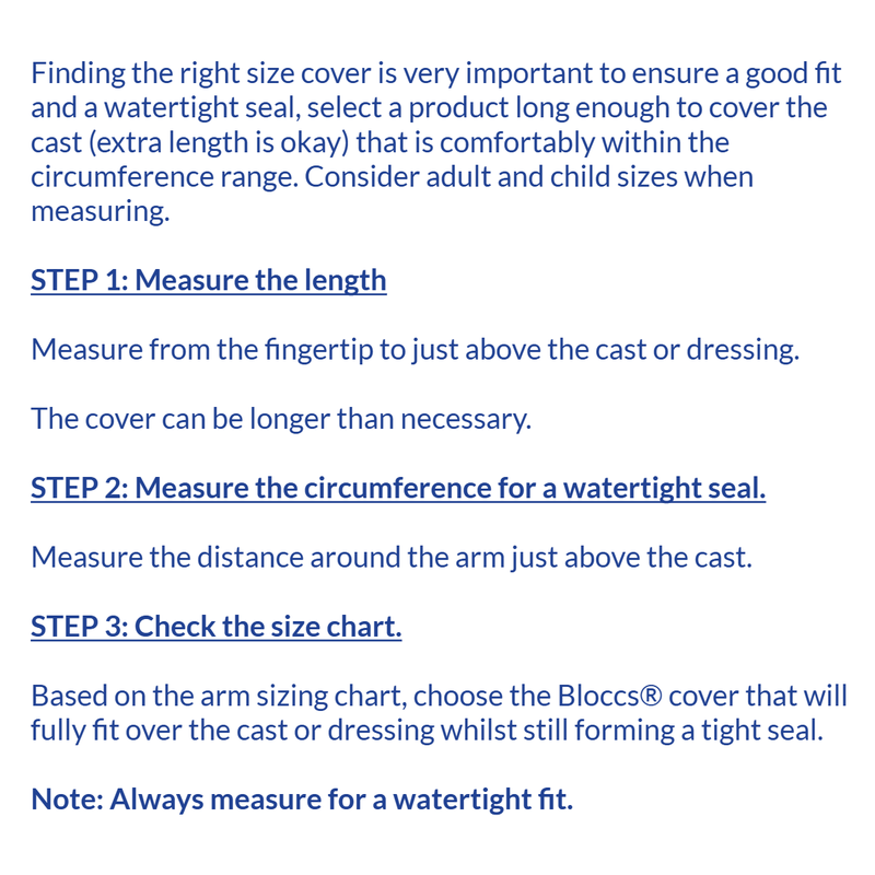 Bloccs Measuring Instructions