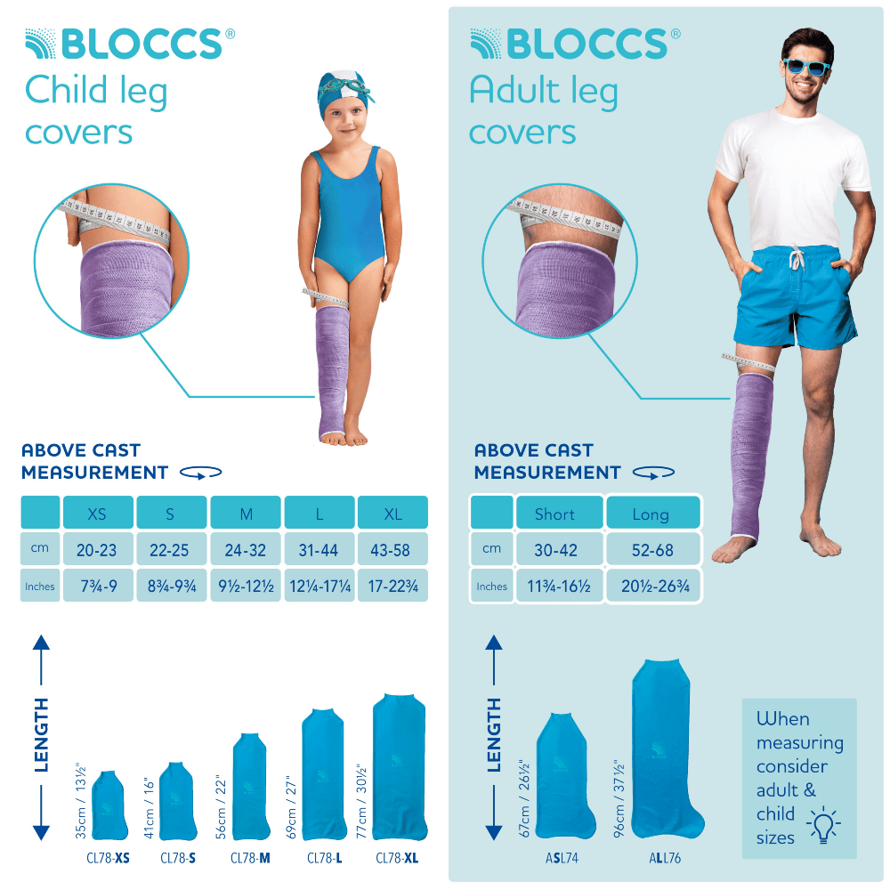 Waterproof Leg Cast Covers