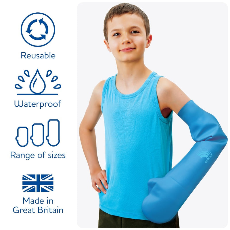 Features of bloccs full arm waterproof cover for children