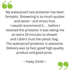 Haley's feedback on short leg waterproof covers