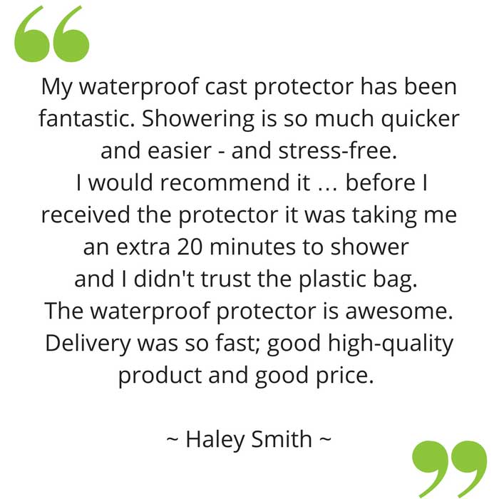 Haley's feedback on short leg waterproof covers