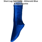 Glitteratti Blue Deocrative Leg Cast Cover