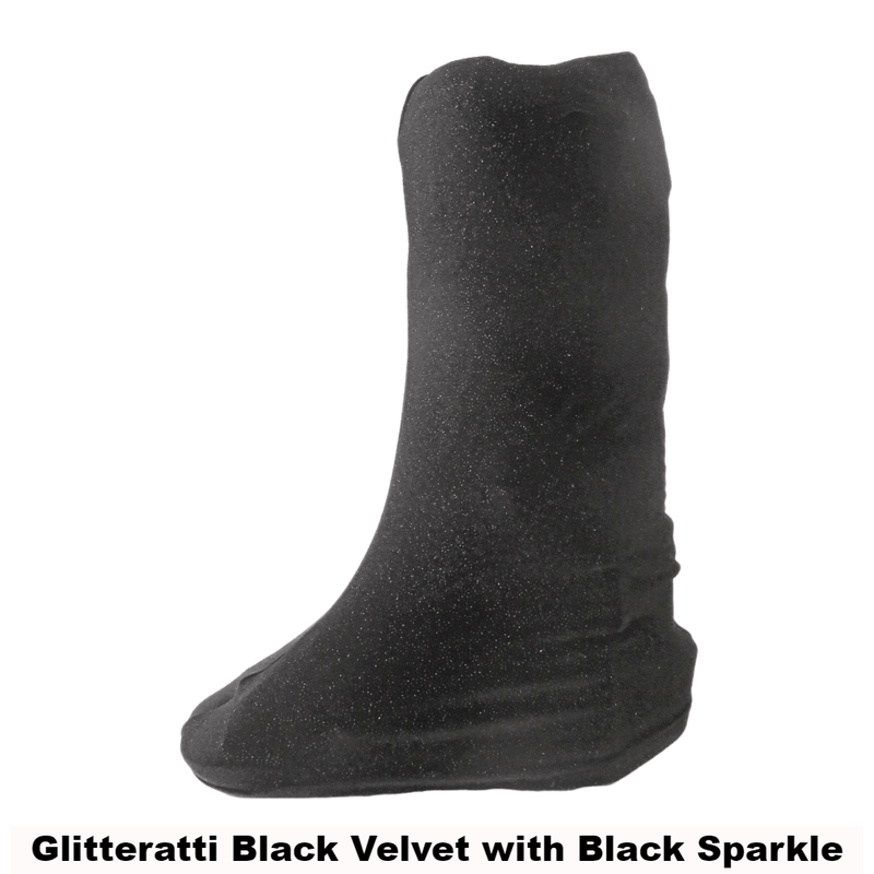 Moonboot Cover Glitteratti Black Velvet with Black Sparkle