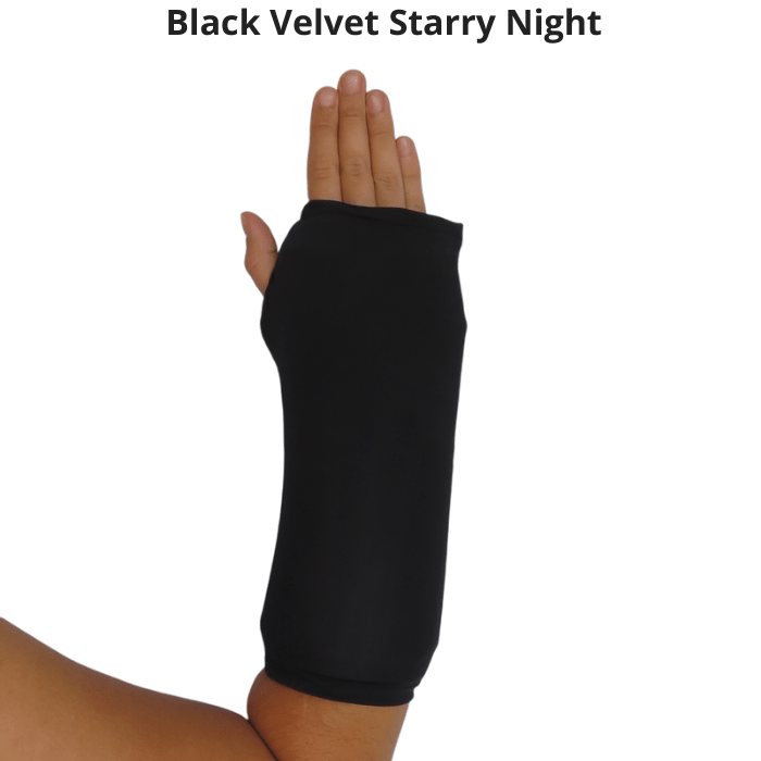 Black Velvet Starry Night arm cast cover