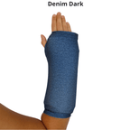 dark denim arm cast cover