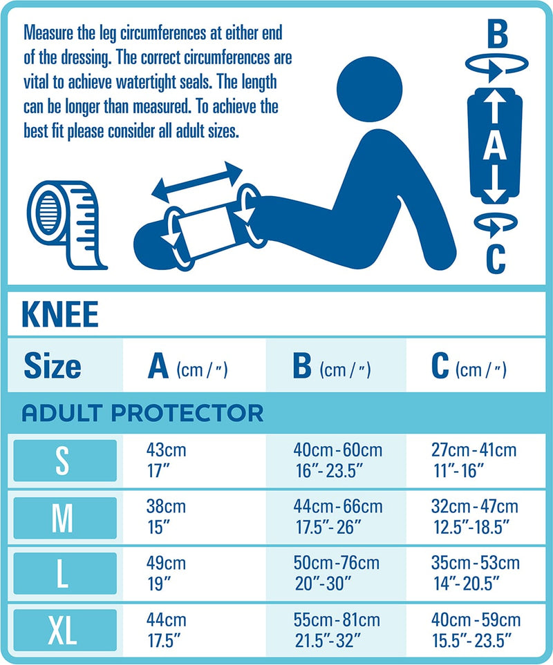 bloccs knee protector sizing guide